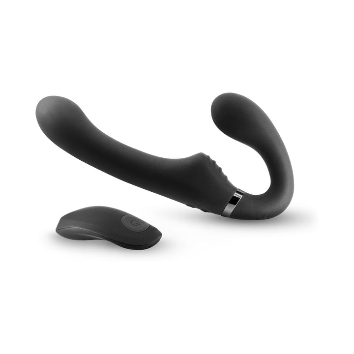ShiShi Midnight Rider Vibrating Strapless Strap-On Black - Headshop.com