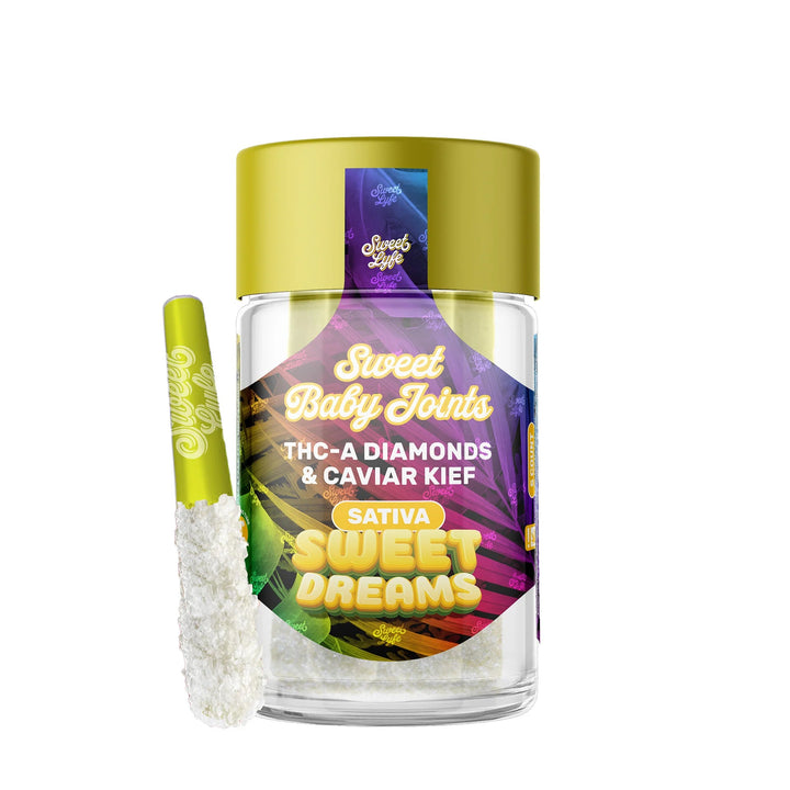 Sweet Lyfe Sweet Baby Joints THC-A Diamonds & Caviar Kief Sativa - Headshop.com
