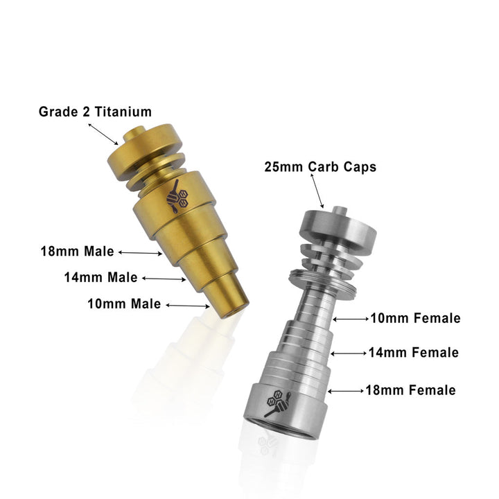TITANIUM 6 IN 1 ORIGINAL DAB NAIL - Headshop.com
