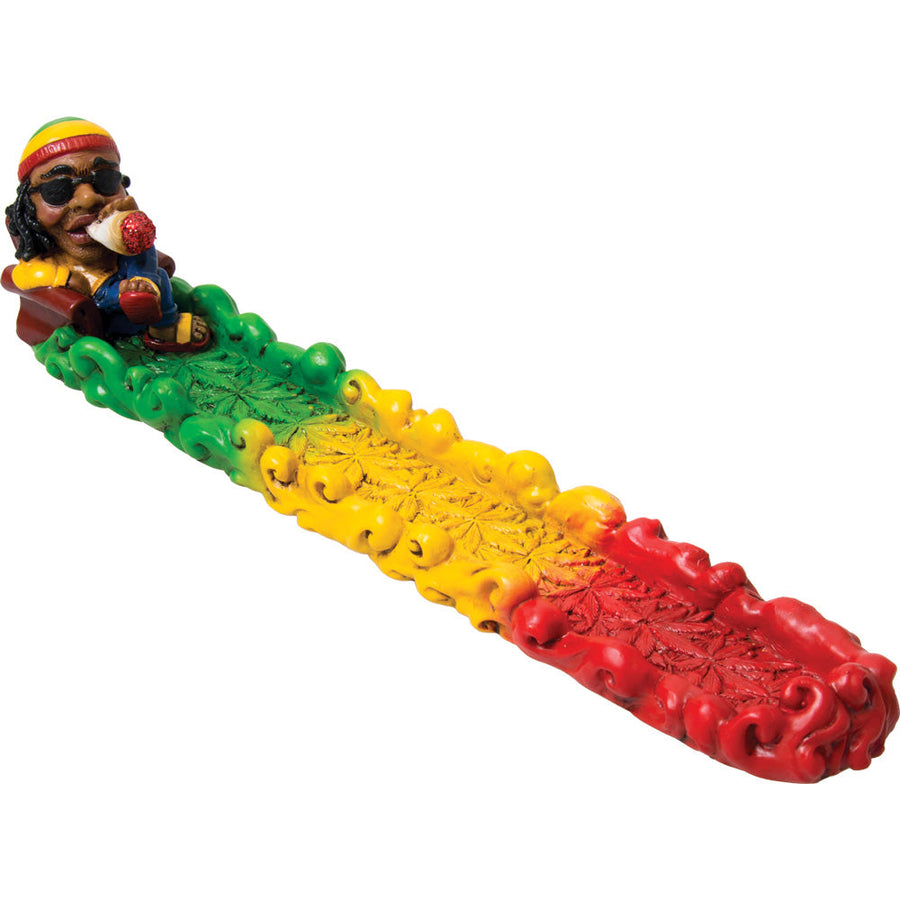 Jamaican Leaf Polyresin Incense Holder - Headshop.com