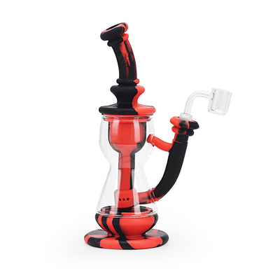 Ritual - 10'' Silicone Deluxe Incycler - Black & Red - Headshop.com