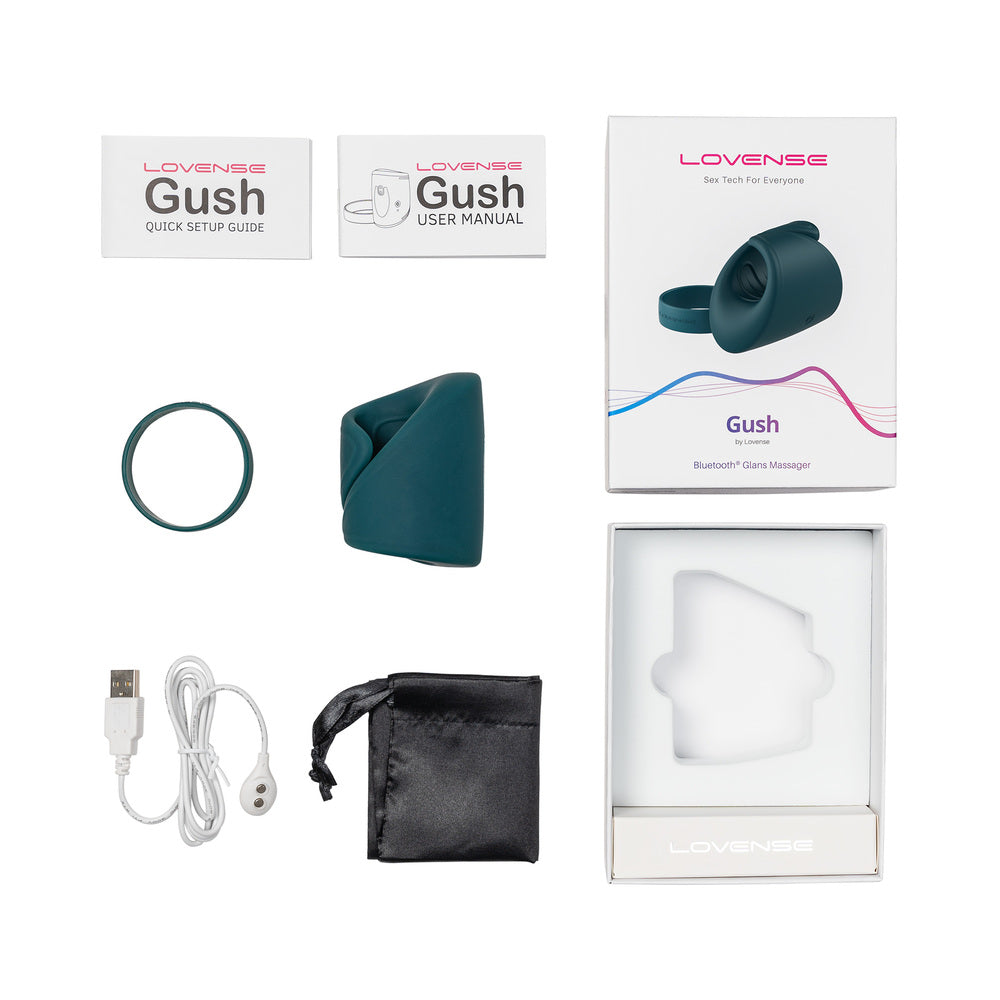 Lovense Gush Bluetooth Glans Massager and Masturbator - Headshop.com