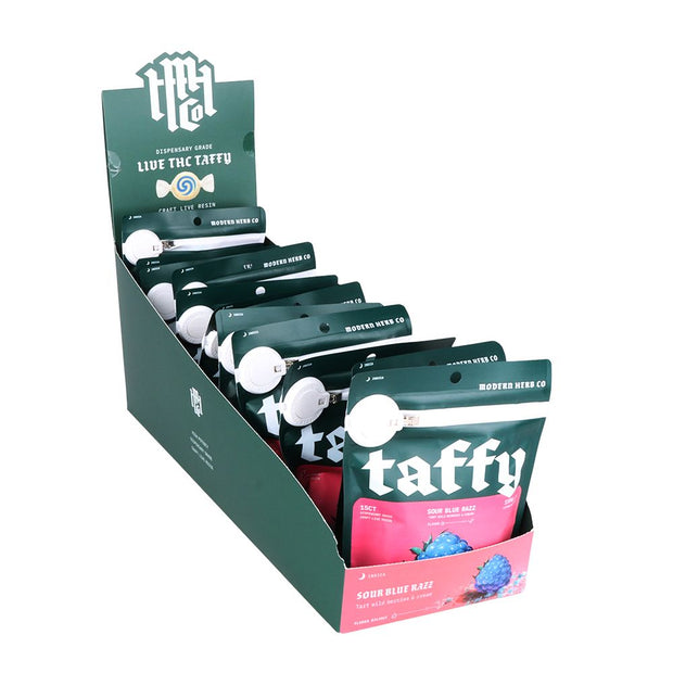 Modern Herb Co Live Resin D9 Taffy | 225mg | 15pc | 12pk Display