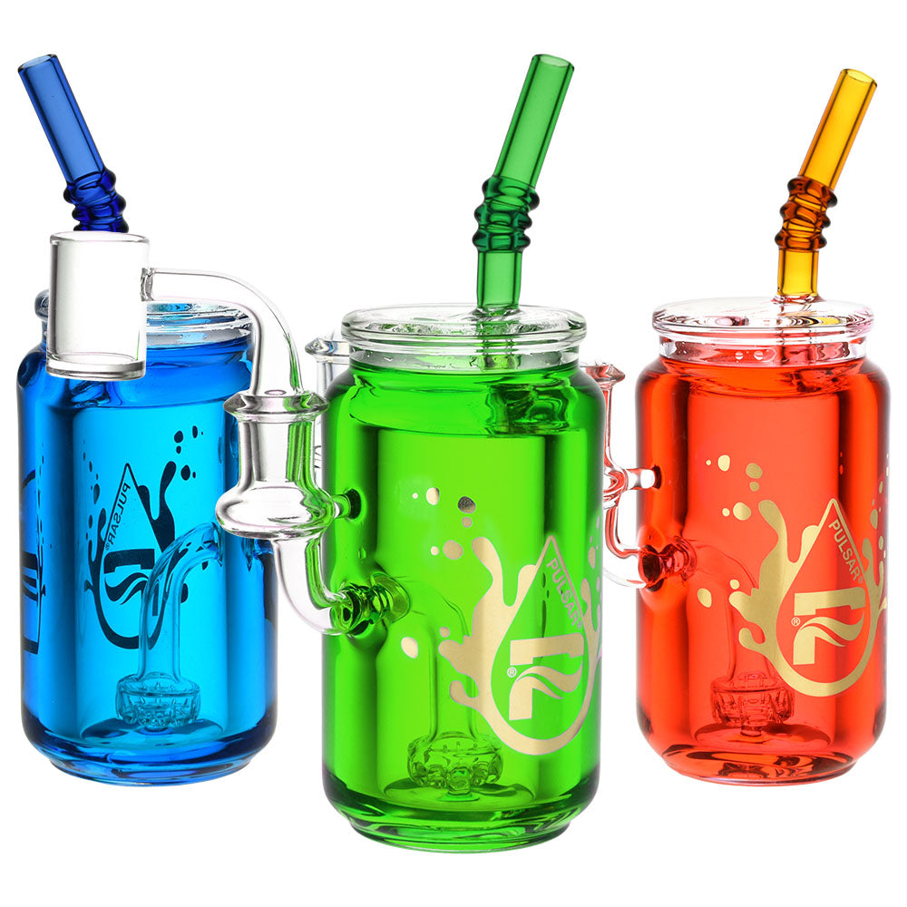 Pulsar Soda Can Glycerin Dab Rig | 8" | 14mm F - Headshop.com