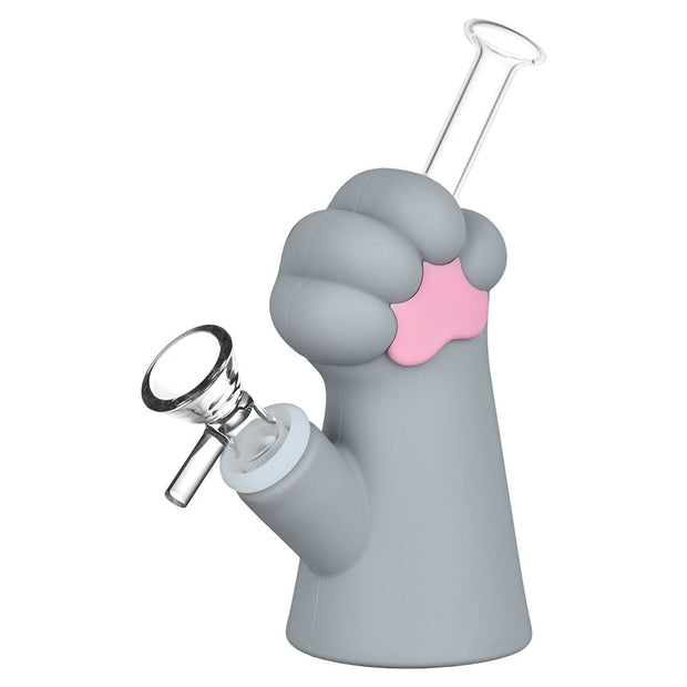 Silicone Cat Paw Water Pipe - 6.15" / 14mm F - Headshop.com