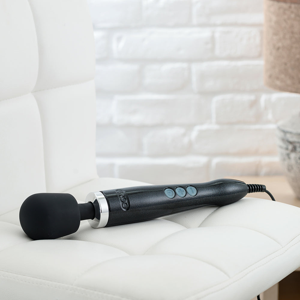 Doxy Die Cast Wand Vibrator Black - Headshop.com