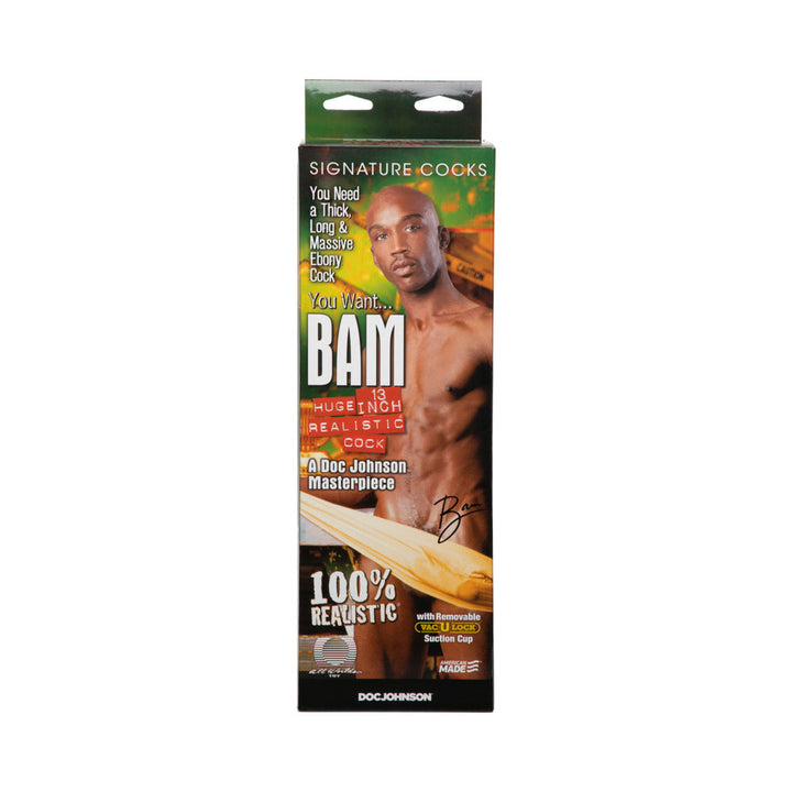 Bam R5 - Realistic Cock 13in - Headshop.com