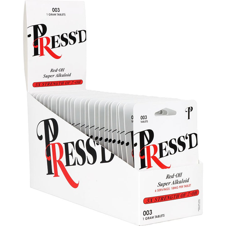 Press'd 7-Hydroxymitragynine Tablets - 3pc 25pk - Headshop.com