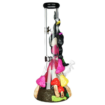 Witch Way 3D Painted Beaker Water Pipe - 14" / 14mm F - Headshop.com