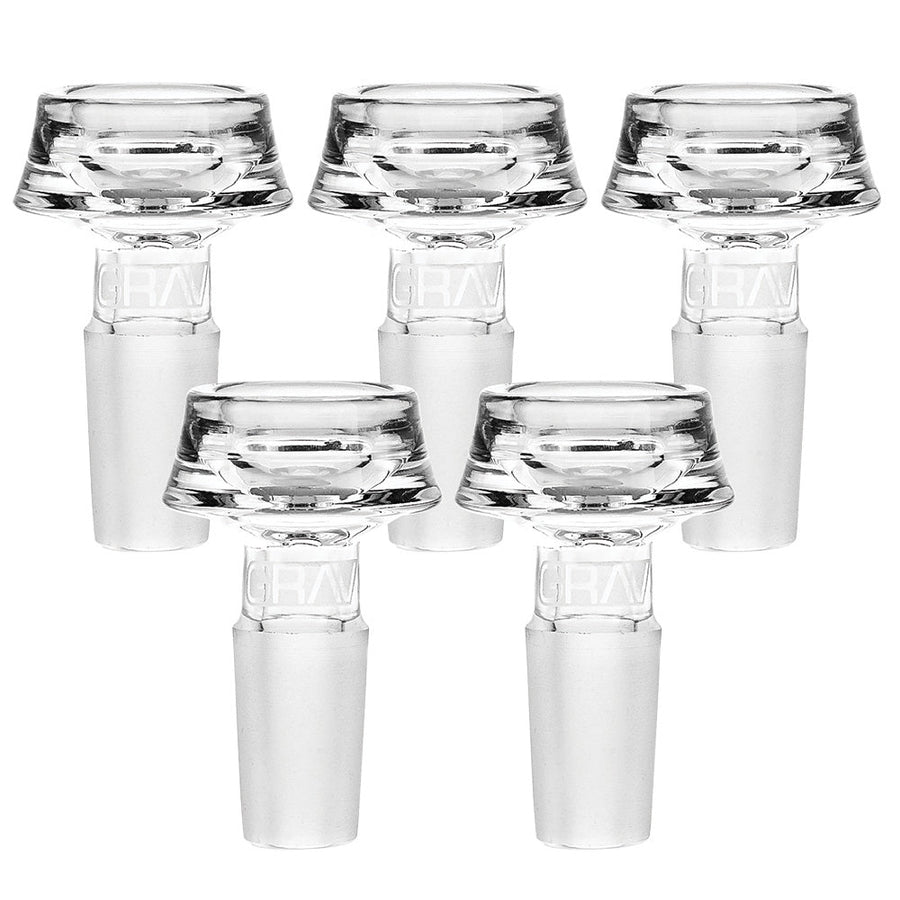 GRAV Caldera Bowl - 14mm M / Clear - 5PC SET - Headshop.com