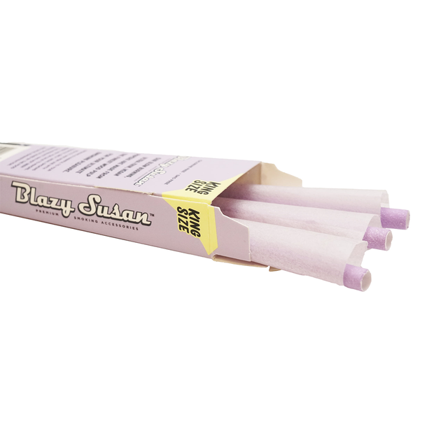 Blazy Susan Purple Paper Cones - Headshop.com