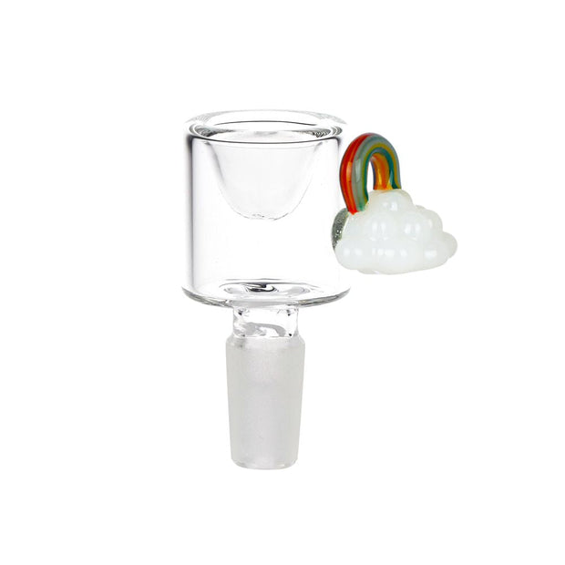 Pulsar Acid Rainbows Bubble Base Glass Water Pipe - 12.6" / 14mm F