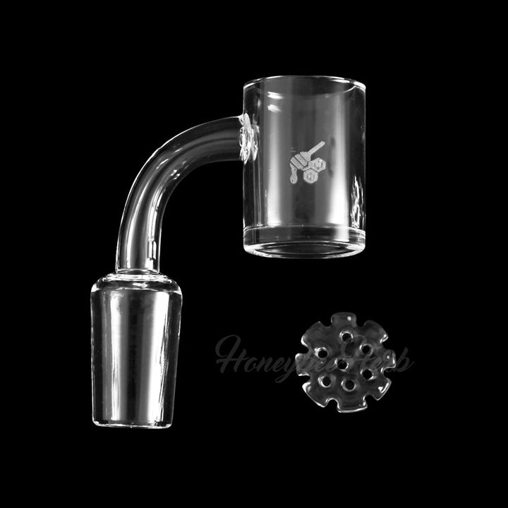 HONEY DISC QUARTZ BANGER - 90° DEGREE | YL - Headshop.com