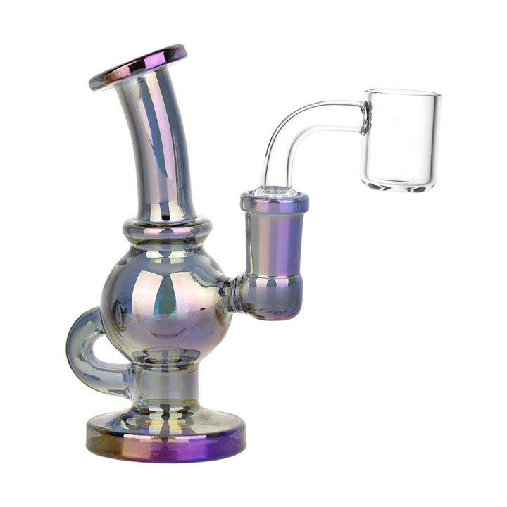Visible Spectrum Electroplated Glass Ball Rig - 4.75" / 14mm F / Colors Vary - Headshop.com