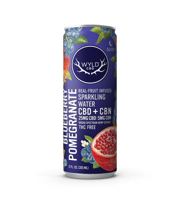 WYLD Real Fruit CBD Infused Sparkling Water 12oz (Multiple Flavors) - Headshop.com