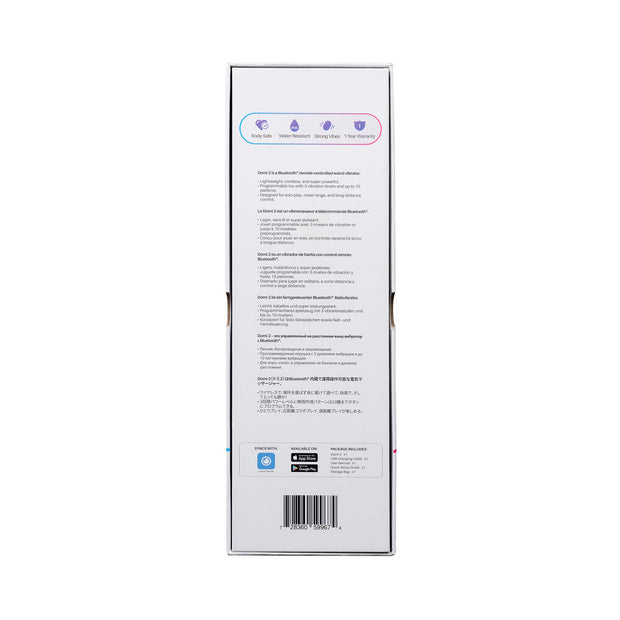 Lovense Domi 2 Bluetooth Programmable Wand Vibrator - Headshop.com