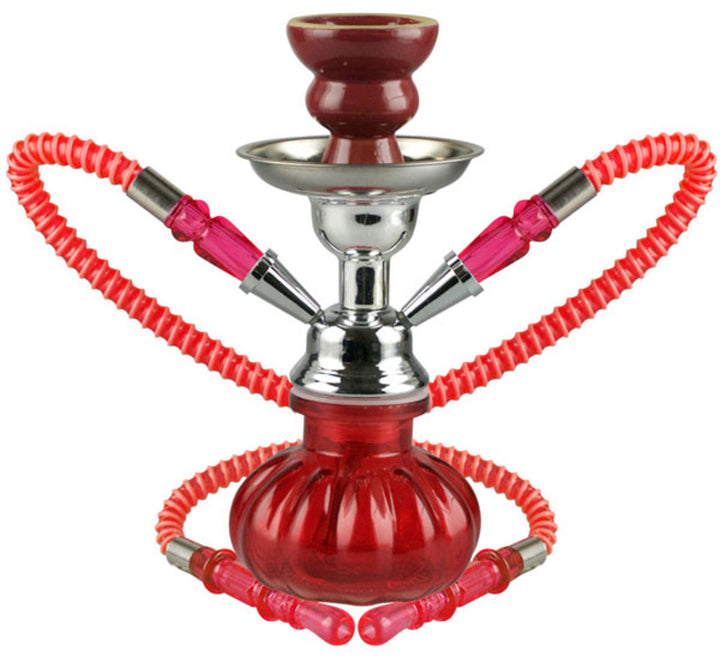 10" Pumpkin 2-Hose Premium Hookah - Headshop.com