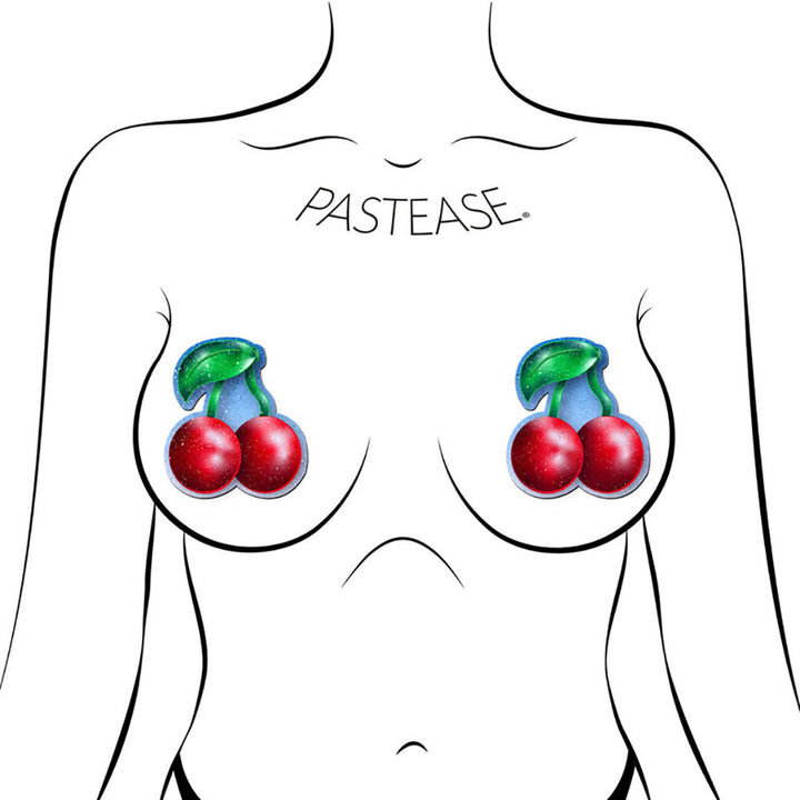 Pastease Cherry: Red Cherries Nipple Pasties - Headshop.com