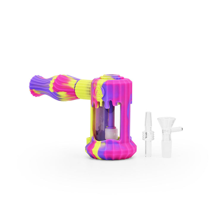 Ritual - 6'' Duality Silicone Dual Use Bubbler - Miami Sunset - Headshop.com