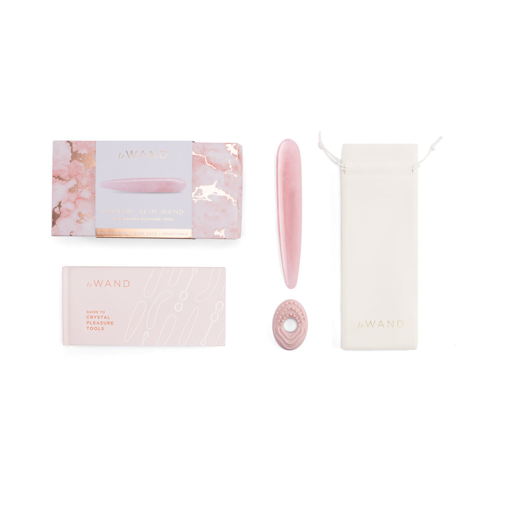 Le Wand Crystal Slim Wand Rose Quartz - Headshop.com