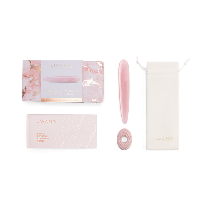 Le Wand Crystal Slim Wand Rose Quartz - Headshop.com