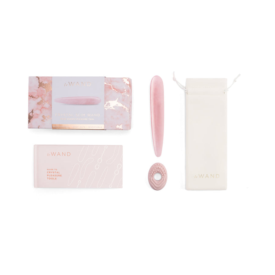 Le Wand Crystal Slim Wand Rose Quartz - Headshop.com