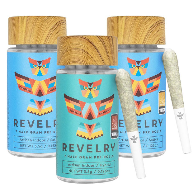 Revelry Premium Indoor THCA Pre-Rolls | 0.5g | 7pc Pack