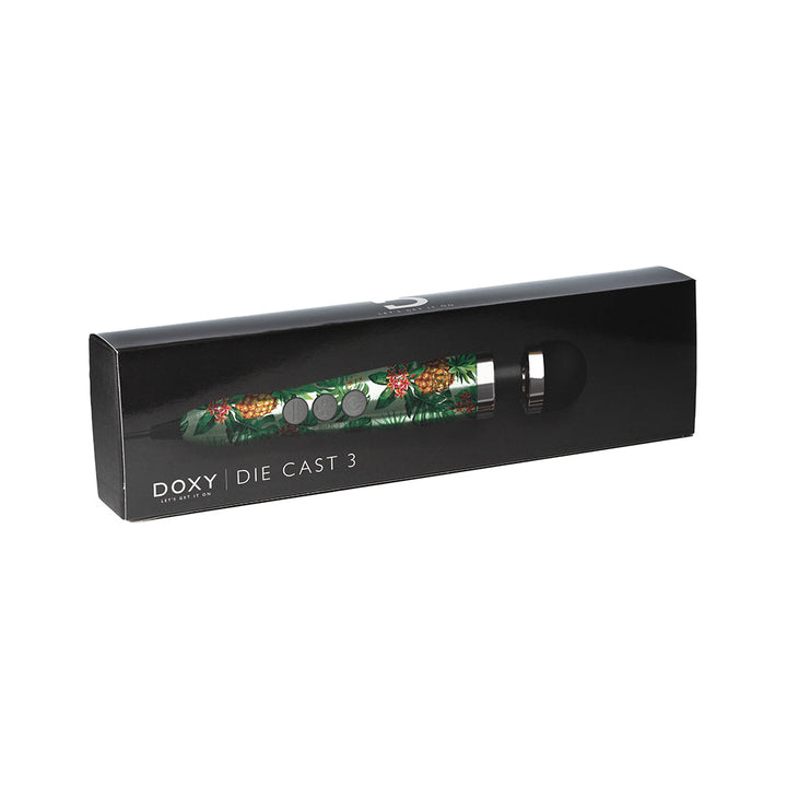 Doxy Die Cast 3 Compact Wand Vibrator Pineapple - Headshop.com