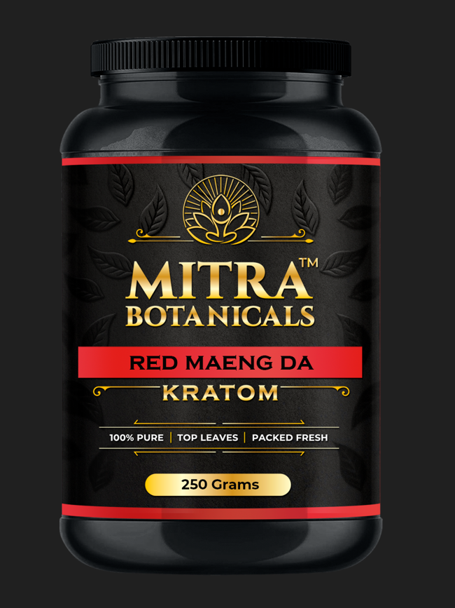 Mitra Botanicals Red Maeng Da – Kratom (250 Grams Powder) - Headshop.com