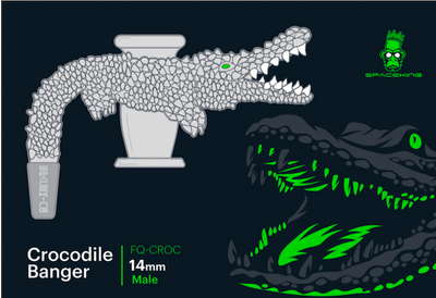 Space King Crocodile Banger - Handmade - Headshop.com