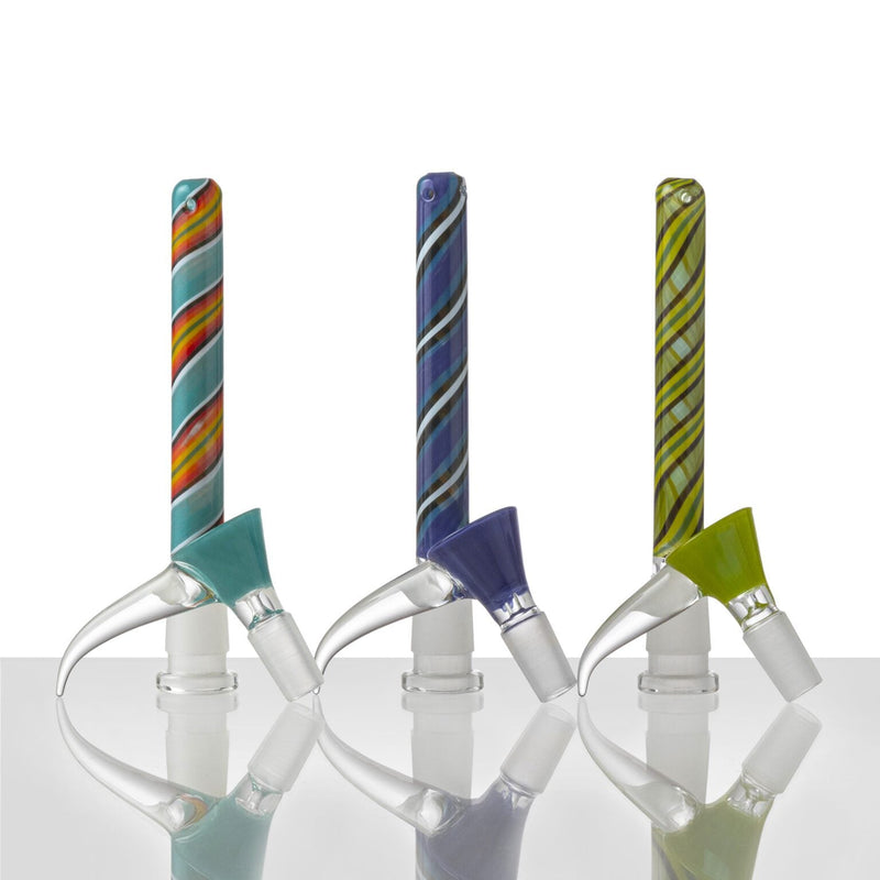 1Stop Glass 16" Beaker w/ Ice Pinch Designer Colors - Headshop.com