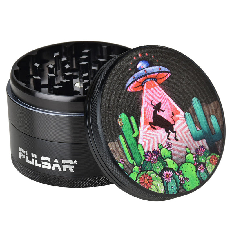 Pulsar Artist Series Grinder | Amberly Downs Psychedelic Abduction - Headshop.com