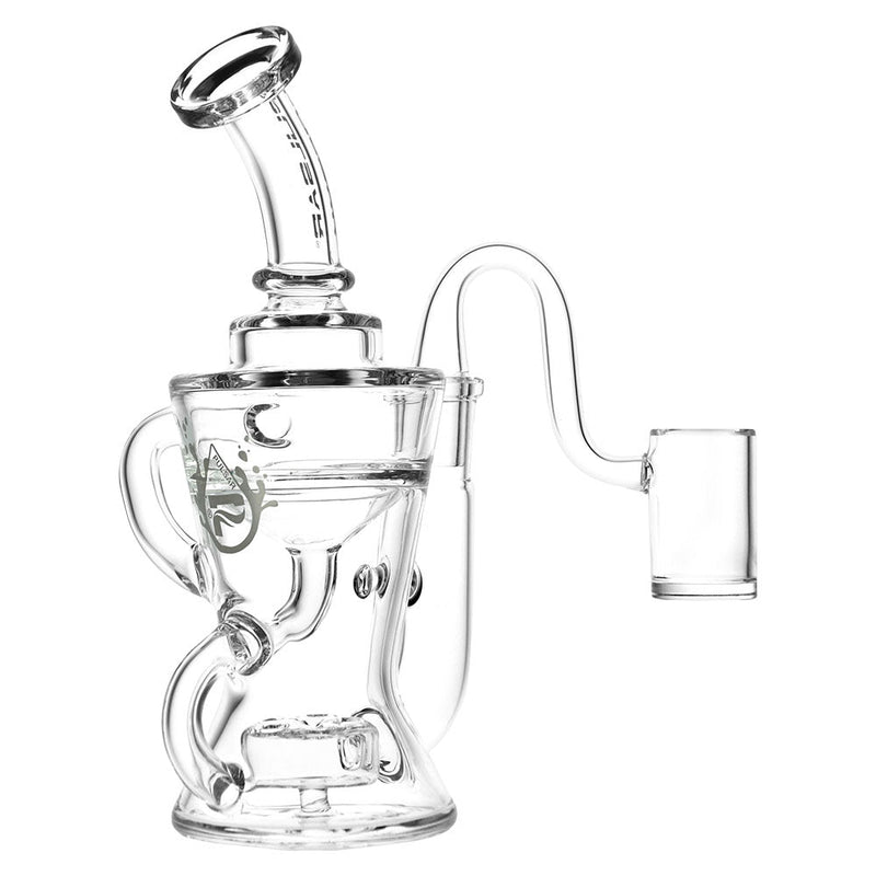 Pulsar Enchanted Double Chamber Recycler Rig - 7" / 14mm F / Clear - Headshop.com