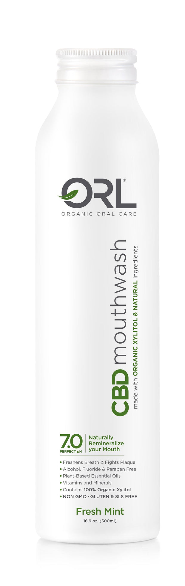 CBD Mouthwash + CBD Toothpaste Bundle  - Made with Organic Xylitol & Natural Ingredients
