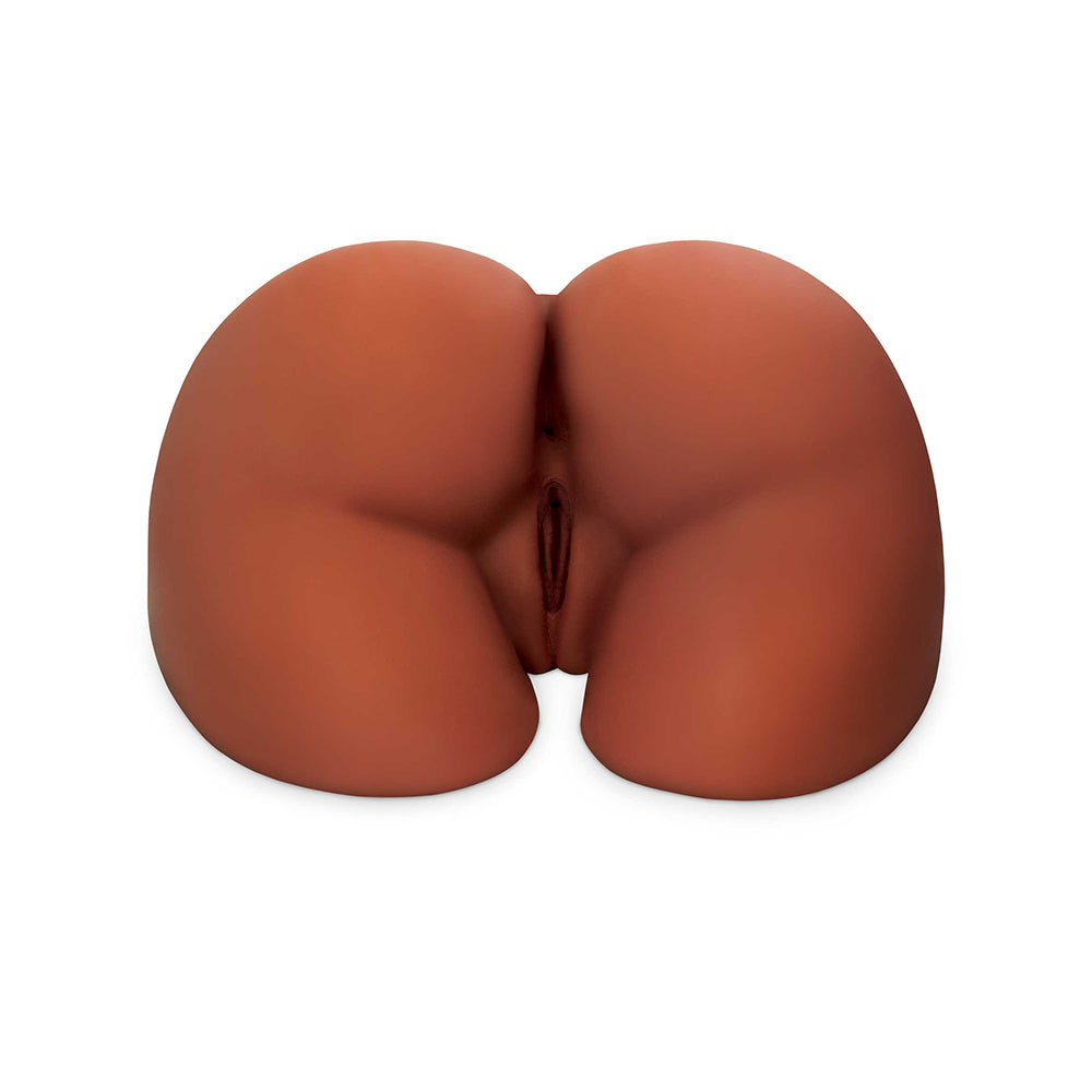 PDX Plus Perfect Ass XL Dual Entry Masturbator Brown - Headshop.com
