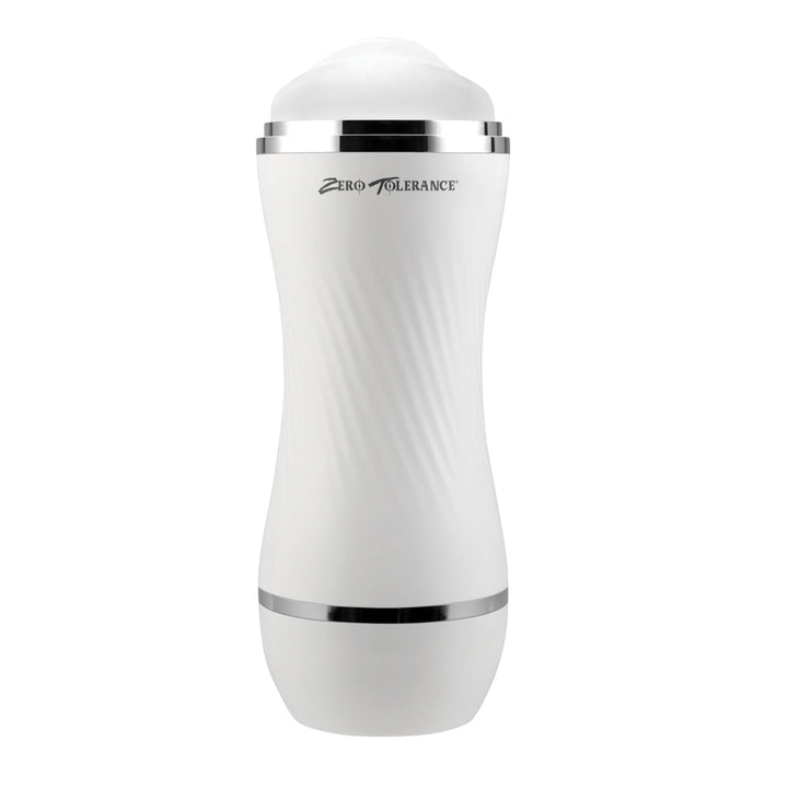 Zero Tolerance Double Dip Dual-Ended Realistic Stroker with Movie Download White - Headshop.com