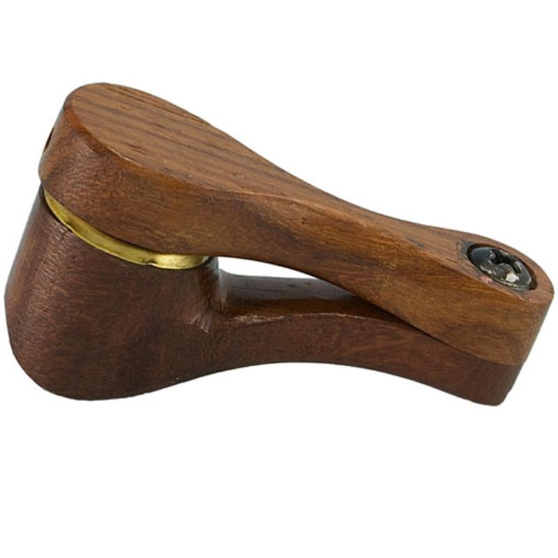 Wooden Swivel Hand Pipe - Headshop.com