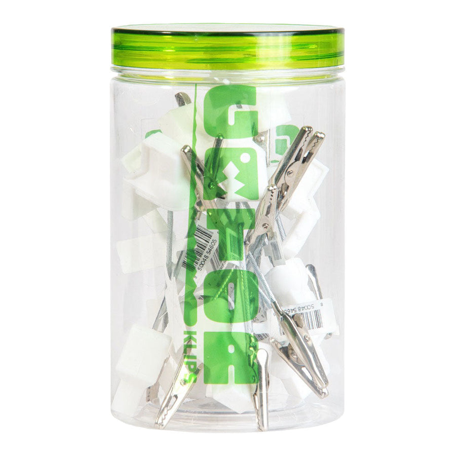 14PC JAR - Gator Klips Toilet Memo Clip - 4.5" - Headshop.com