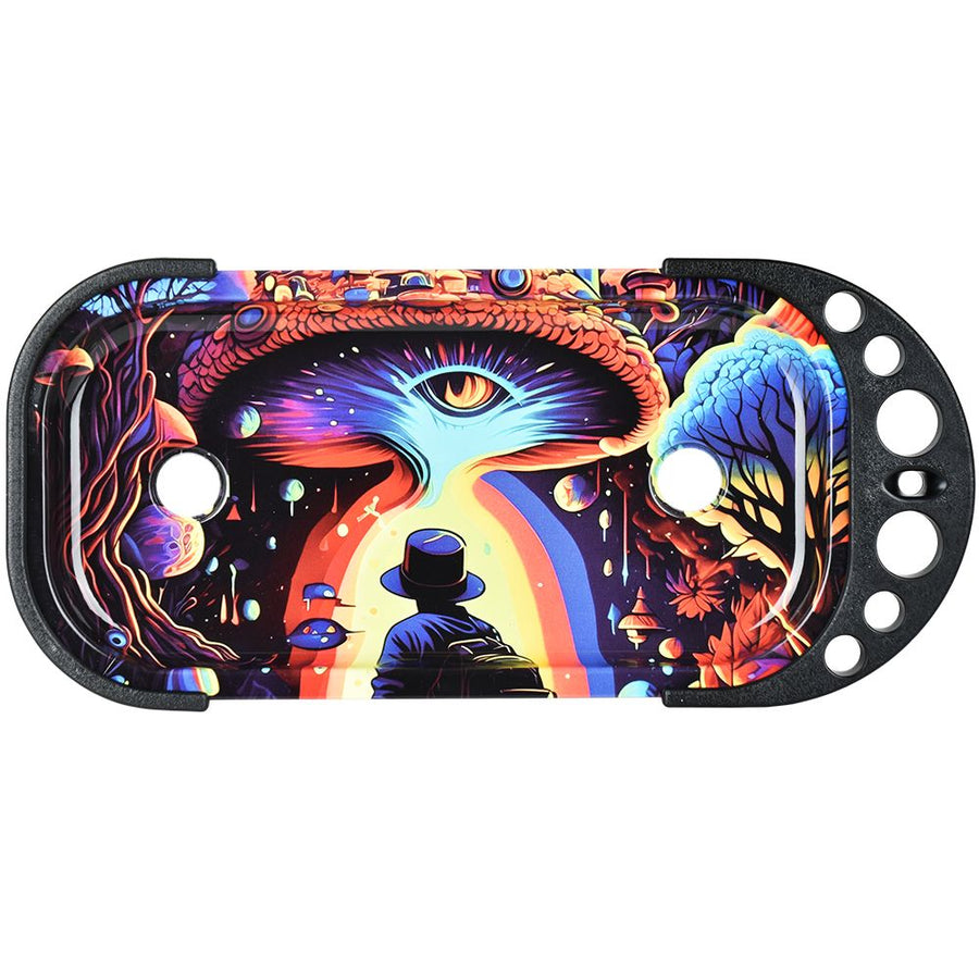 Elevated Metal Rolling Tray & Cone Loader Kit - Trippy World - Headshop.com