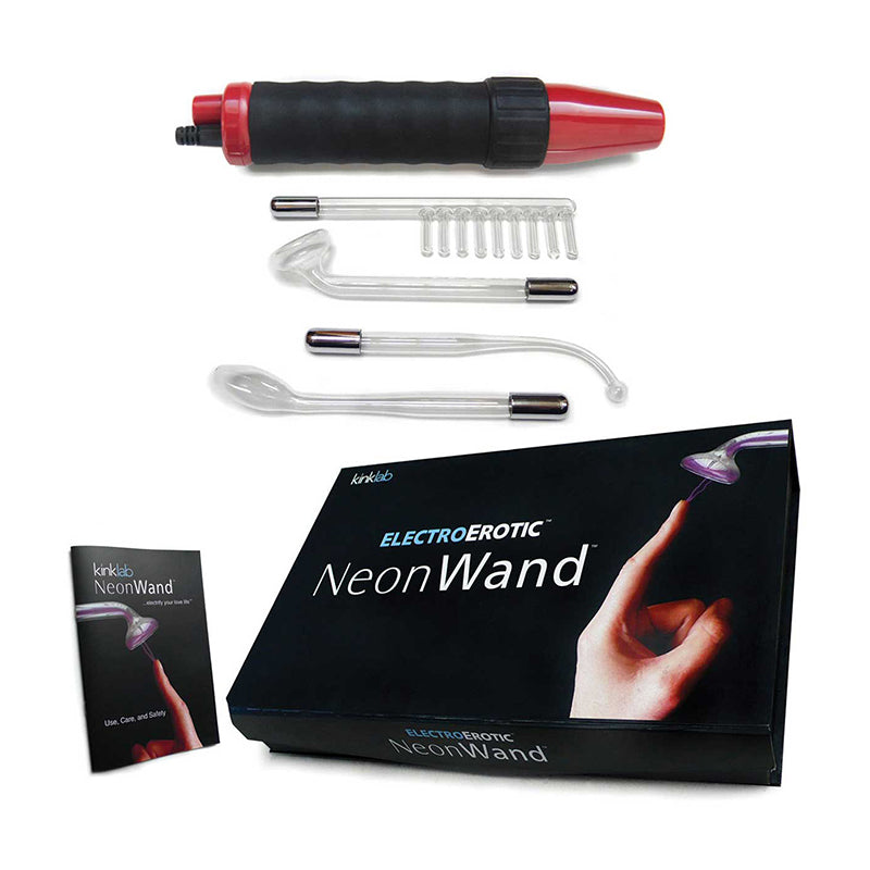 Kinklab Neon Wand - Red Handle/ Red Elec - Headshop.com
