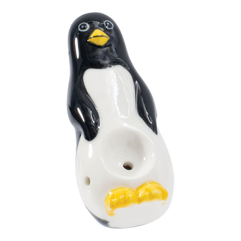 Wacky Bowlz Penguin Ceramic Pipe - 4" - Headshop.com