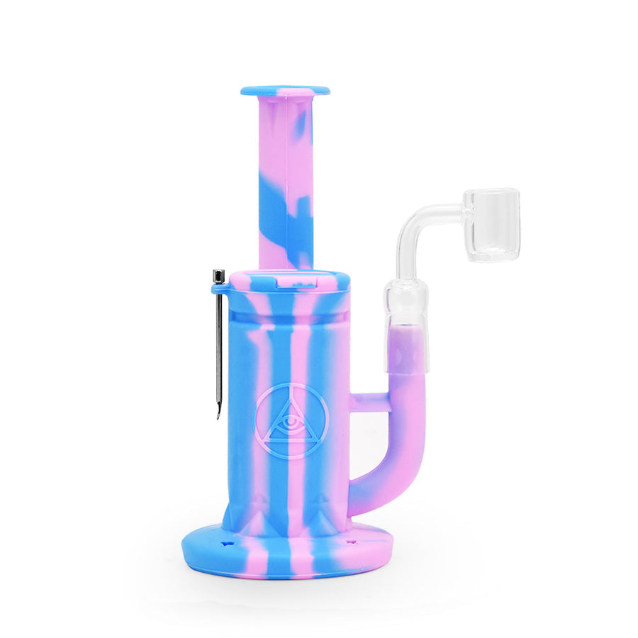 Ritual - 8.5'' Silicone Sidecar Rig - Cotton Candy - Headshop.com