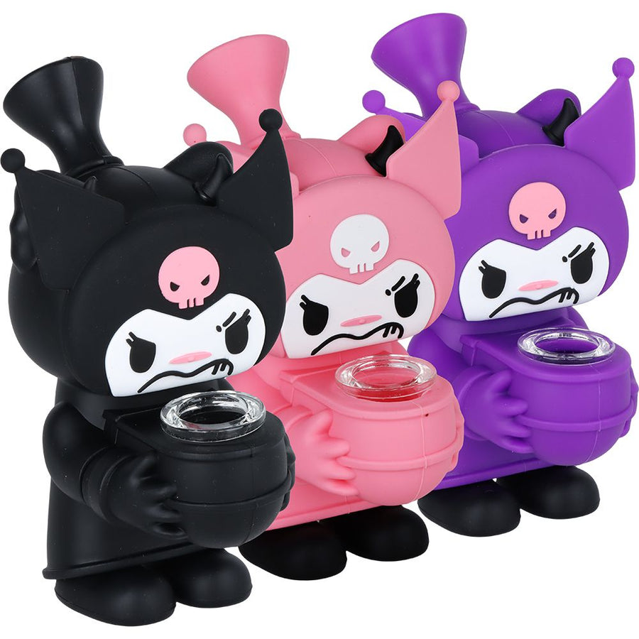 Don't Feed The Gremlin Silicone Bubbler - 5.5 - Headshop.com