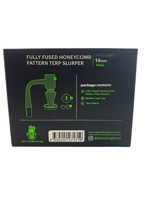 Space King Fully Fused Honeycomb Pattern Terp Slurper - Headshop.com