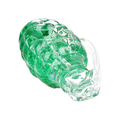 Glitter Grenade Glycerin Glass Hand Pipe - 3.5" / Colors Vary - Headshop.com