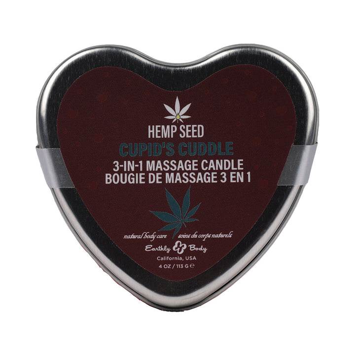 Earthly Body Hemp Seed 3-in-1 Valentines Day Candle Cupid's Cuddle 4 oz. - Headshop.com