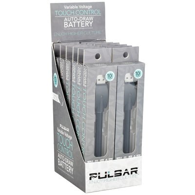 Pulsar VV Auto-Draw 510 Battery & Charger | 280mAh | 12pc Display - Headshop.com