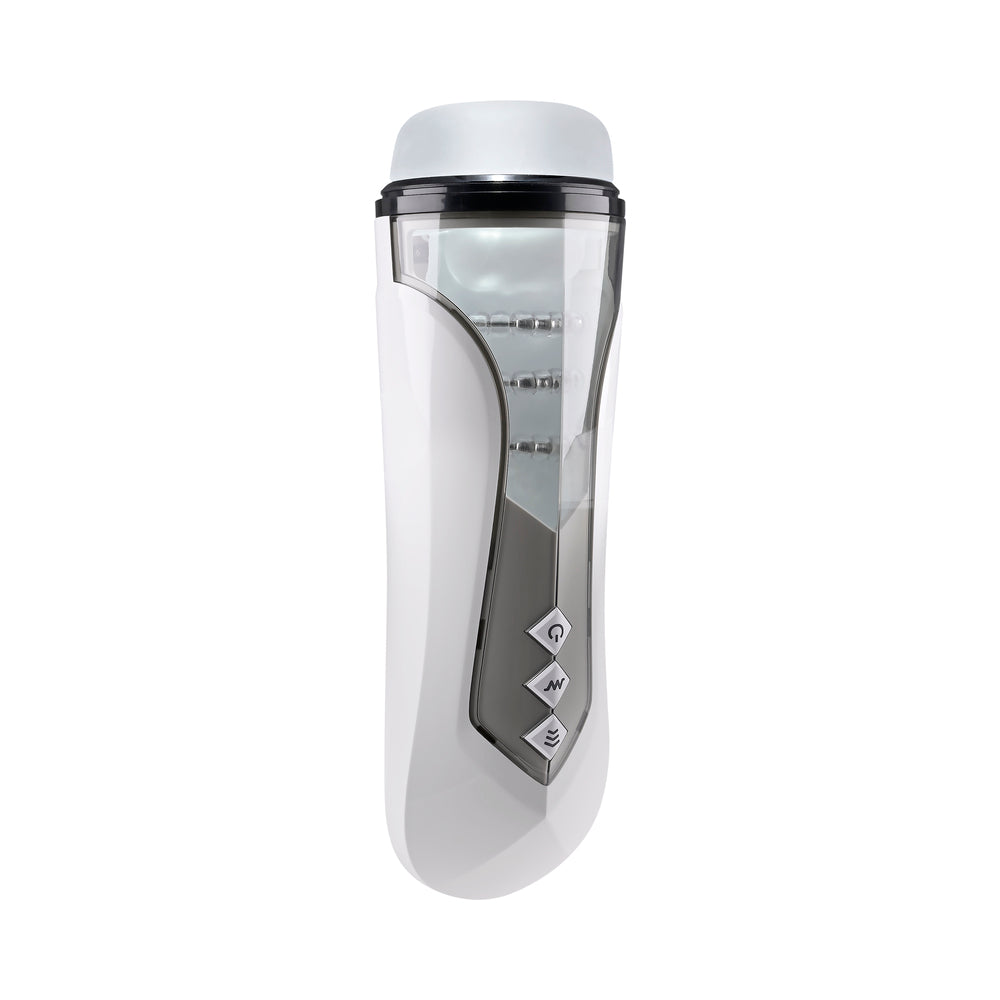 Zero Tolerance Stroking Buddy Rechargeable Vibrating Stroker White - Headshop.com