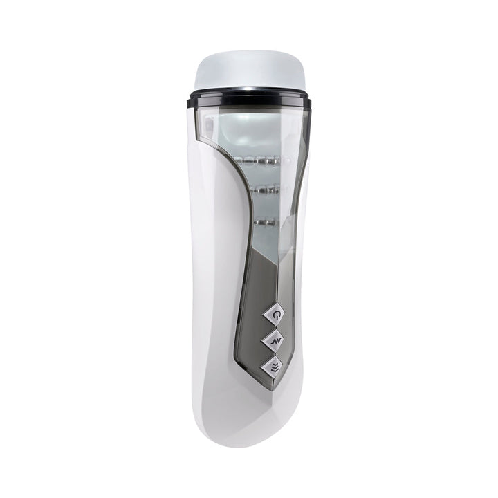 Zero Tolerance Stroking Buddy Rechargeable Vibrating Stroker White - Headshop.com