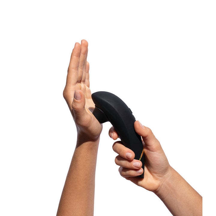 Womanizer Premium 2 Rechargeable Silicone Luxurious Pleasure Air Clitoral Stimulator Black - Headshop.com